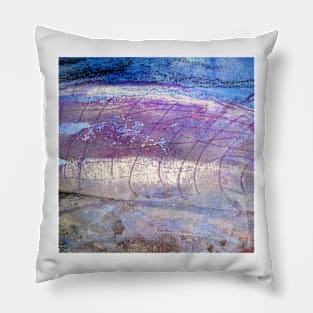 Mixed Media Abstract 4 Pillow