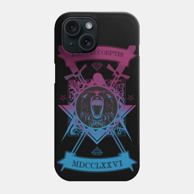 Illuminati Lion Phone Case by shanin666