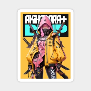 AKIBA DRIP - 🟧🩵🟧「✦ TECH WEAR SAMURAI GIRL X1 ✦ 」 🟧🩵🟧 ANIME MANGA JAPAN AKIHABARA FASHION Magnet