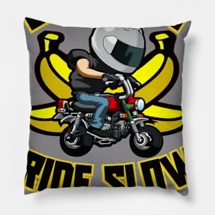 honda Monkey LIVE FAST RIDE SLOW Pillow