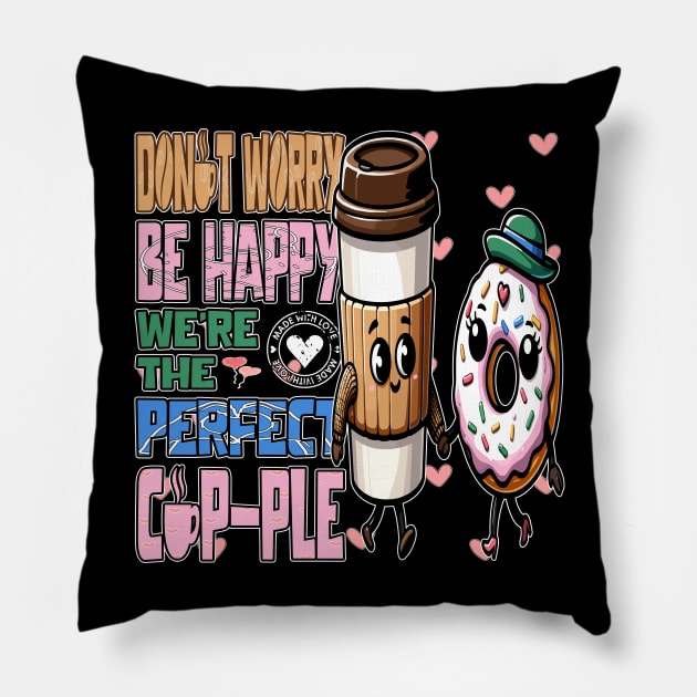 Sweet Sips and Treats The Perfect Cup-ple Pillow by maknatess