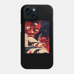 Abstract Romantic T-Shirt Design for Valentine's Day Phone Case