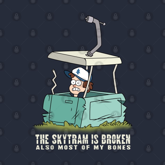 Broken Skytram by MagicalNoms