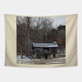 CABIN IN THE WOODS Tapestry