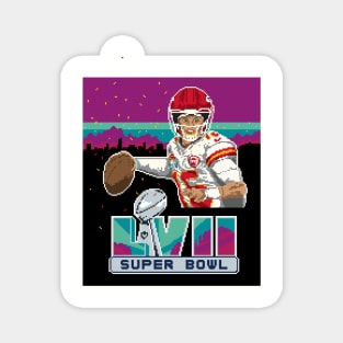 Patrick Mahomes Super Bowl LVII Pixel Magnet