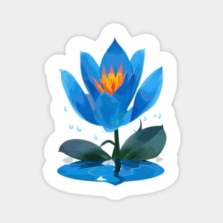 Fire lily Magnet