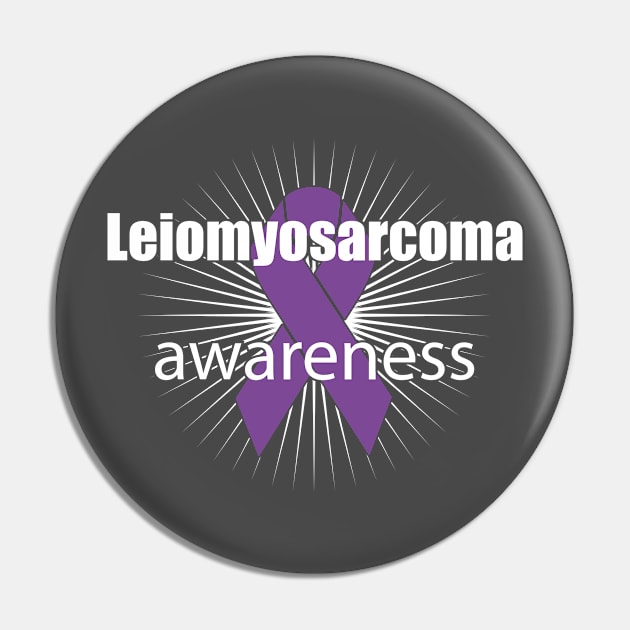 Leiomyosarcoma Awareness Pin by BarbC