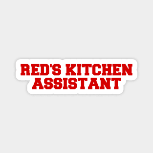 Red's Kitchen Assistant Magnet