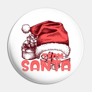 Team Santa Christmas Family Matching Pin