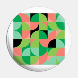 Modern Geometric (Watermelon) Pin