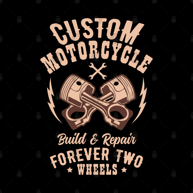 Custom Motorcycle - Motorcycle Graphic by Graphic Duster