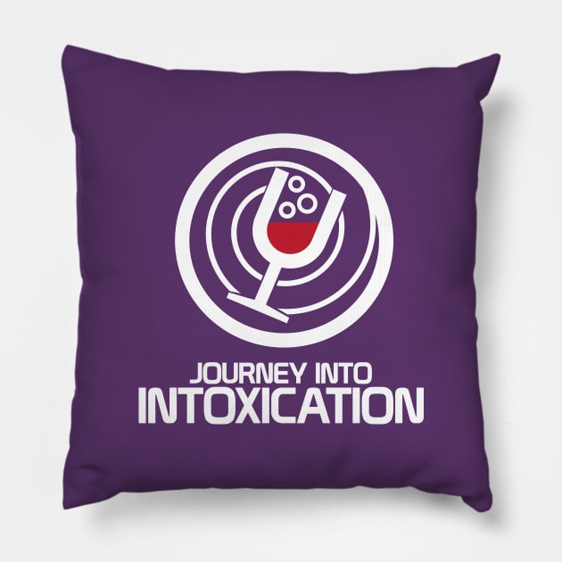 Journey Into Intoxication Pillow by GoAwayGreen