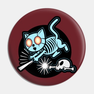 Blue Skellycat Pin