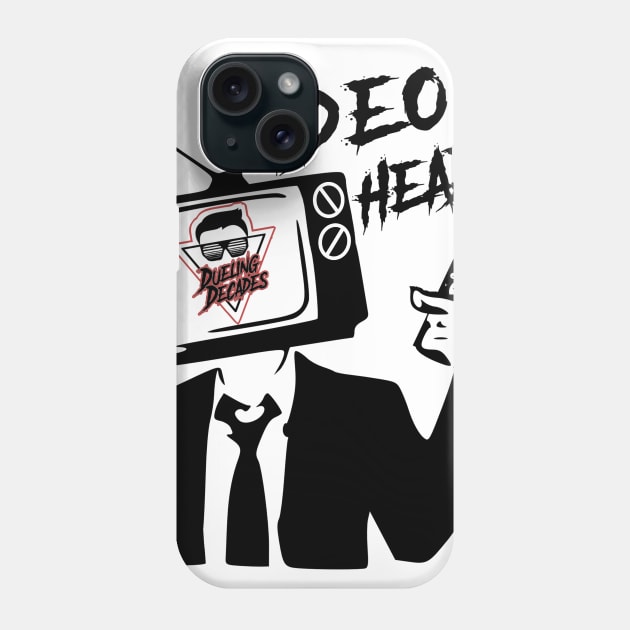 Dueling Decades - Video Heads - Red Phone Case by duelingdecades