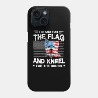 Westie Dog Stand For The Flag Kneel For Fallen Phone Case