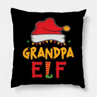 Grandpa Elf Chirstmas T-shirt Pillow