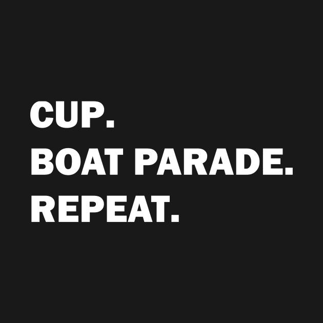 Cup Boat Parade Repeat T-Shirt by direct.ul