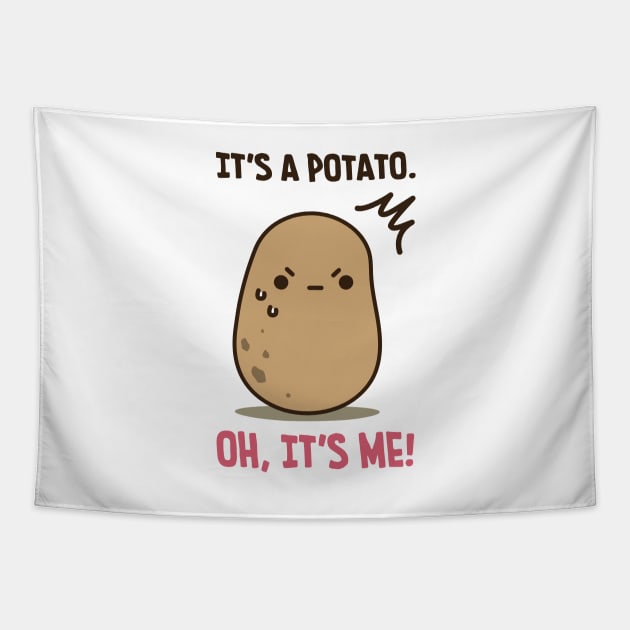 Oh Potato Tapestry by clgtart