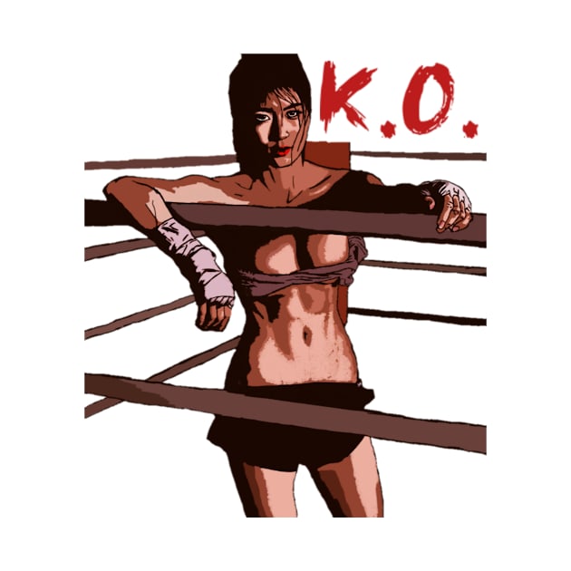 Knockout Female Boxer by DravenWaylon