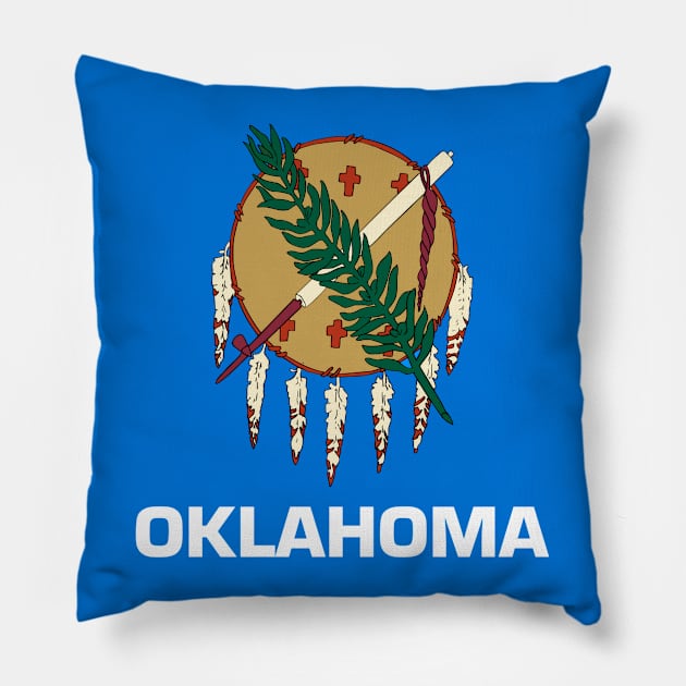 Oklahoma Flag Pillow by taoistviking