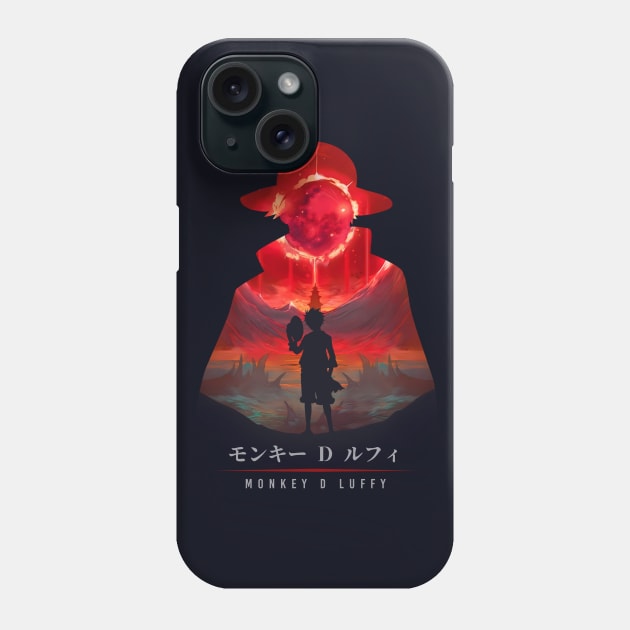 Monkey Pirate - Bloody Illusion Phone Case by The Artz