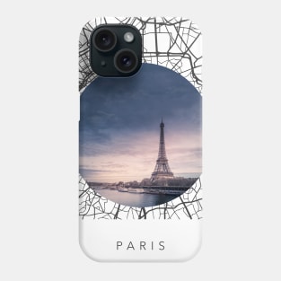 Paris Streets Collage Phone Case