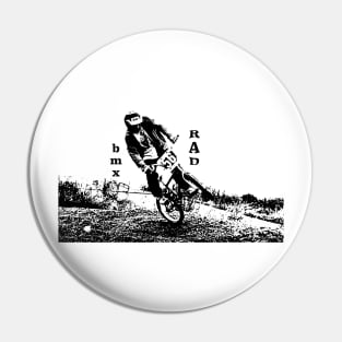 bmx bicycle motocross rad mtb t-shirt Pin