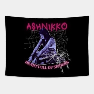 Ashnikko Weedkiller Heart Full of Spiders Tapestry