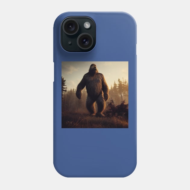 Sasquatch in Nature Phone Case by Grassroots Green