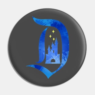 Castle Inspired Silhouette Pin