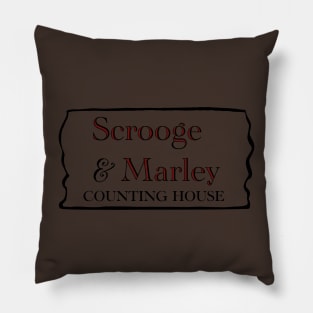 A Christmas Carol: Scrooge & Marley Counting House Pillow