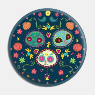 Sugar Skulls Pin