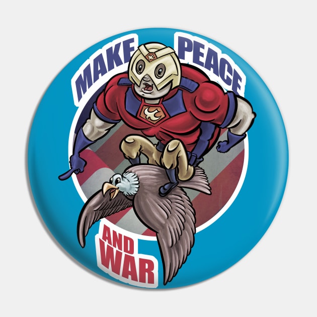 Make Peace and War Pin by majanation