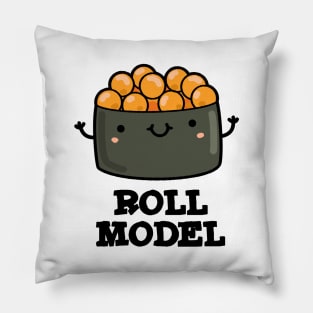 Roll Model Cute Food Sushi Roll Pun Pillow