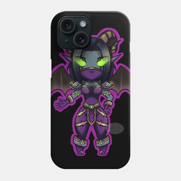 Demon Hunter - WoW Phone Case by Emily Black Creations
