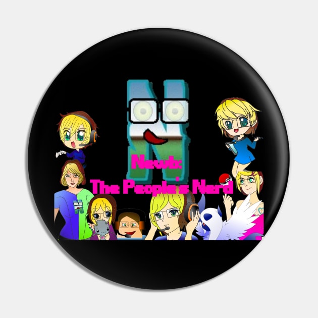 Newb Collage Pin by NewbtheNerd