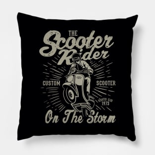 Scooter Rider Pillow