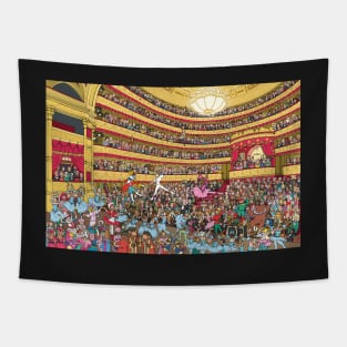 Where's The Elf? - Curtains Up! Tapestry