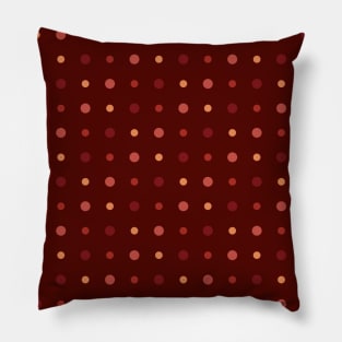 Evening Sunset Dots Pillow