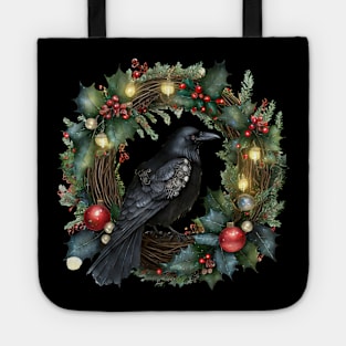 Raven in the Wreath Tote