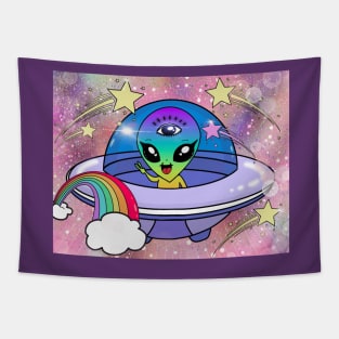 Kawaii alien Tapestry