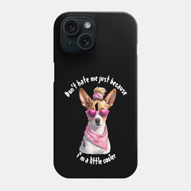 Don't hate me just because I'm a little cooler, funny quotes, cool gift for retriever lover Phone Case by Customo