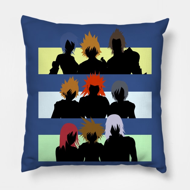 Kingdom Hearts Trio Pillow by Nykos