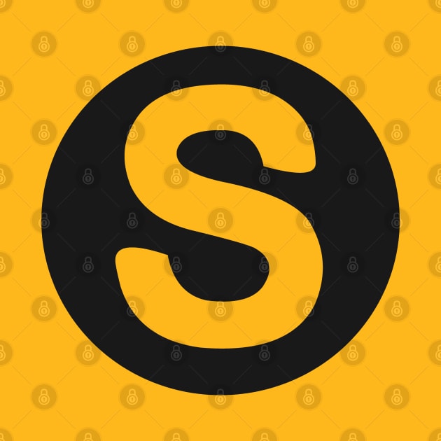 letter s yellow by persa