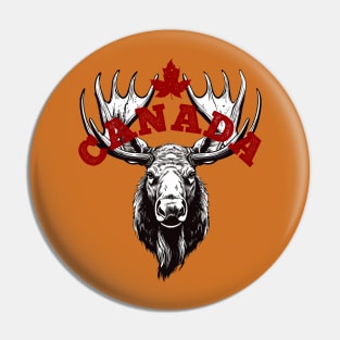 Canada Moose Pin