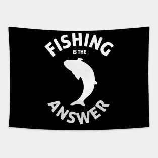 Fishing is the answer Tapestry