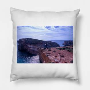 Blue Lagoon, Comino, Malta Pillow