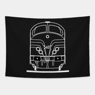 Belgian Diesel Loc - SNCB-NMBS railway Tapestry