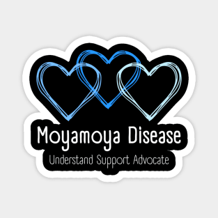 Moyamoya Moyamoya Syndrom Blue Ribbon Magnet