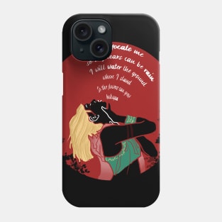 Tears and flowers Phone Case